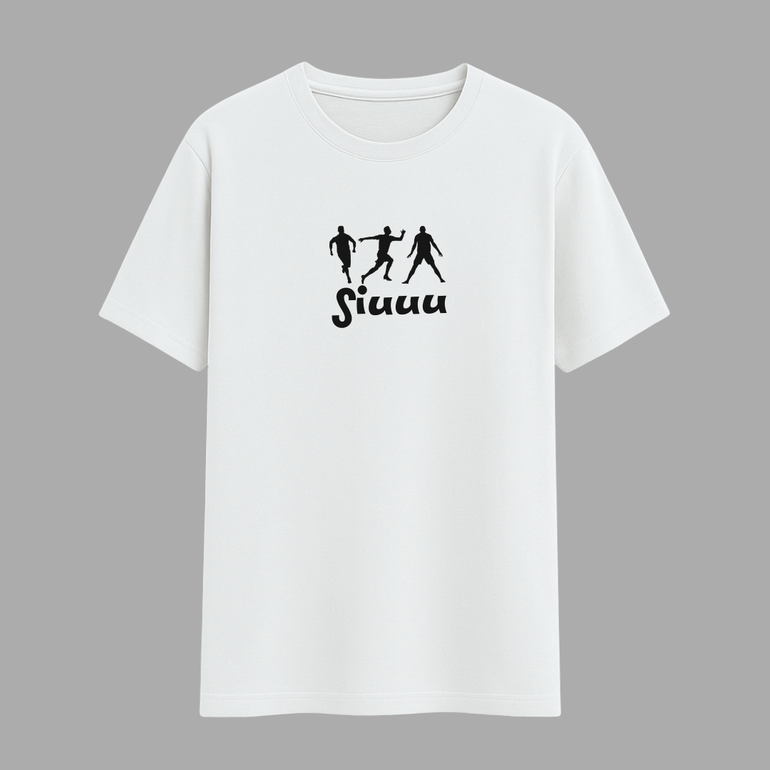 Ronaldo Siuuu classic t-shirt by Words Armor premium cotton for men and women